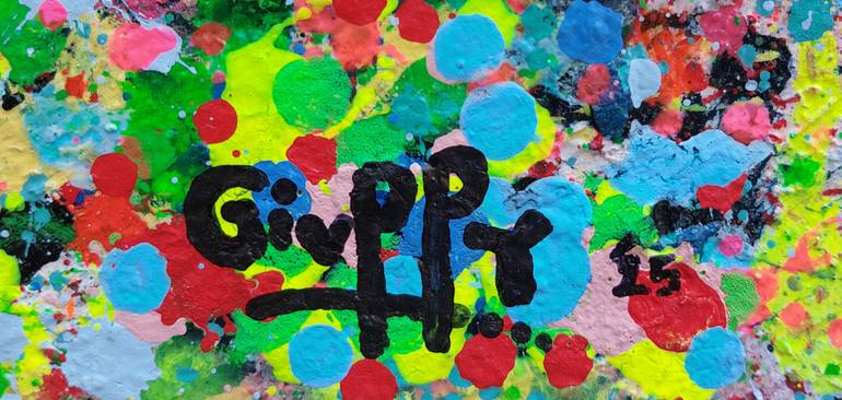 Original Street Art Graffiti Painting by Giuseppe Valia