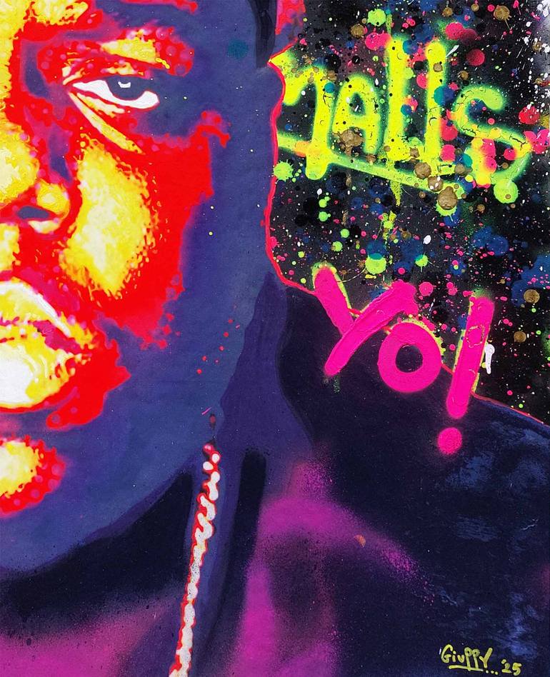 Original Street Art Pop Culture/Celebrity Painting by Giuseppe Valia