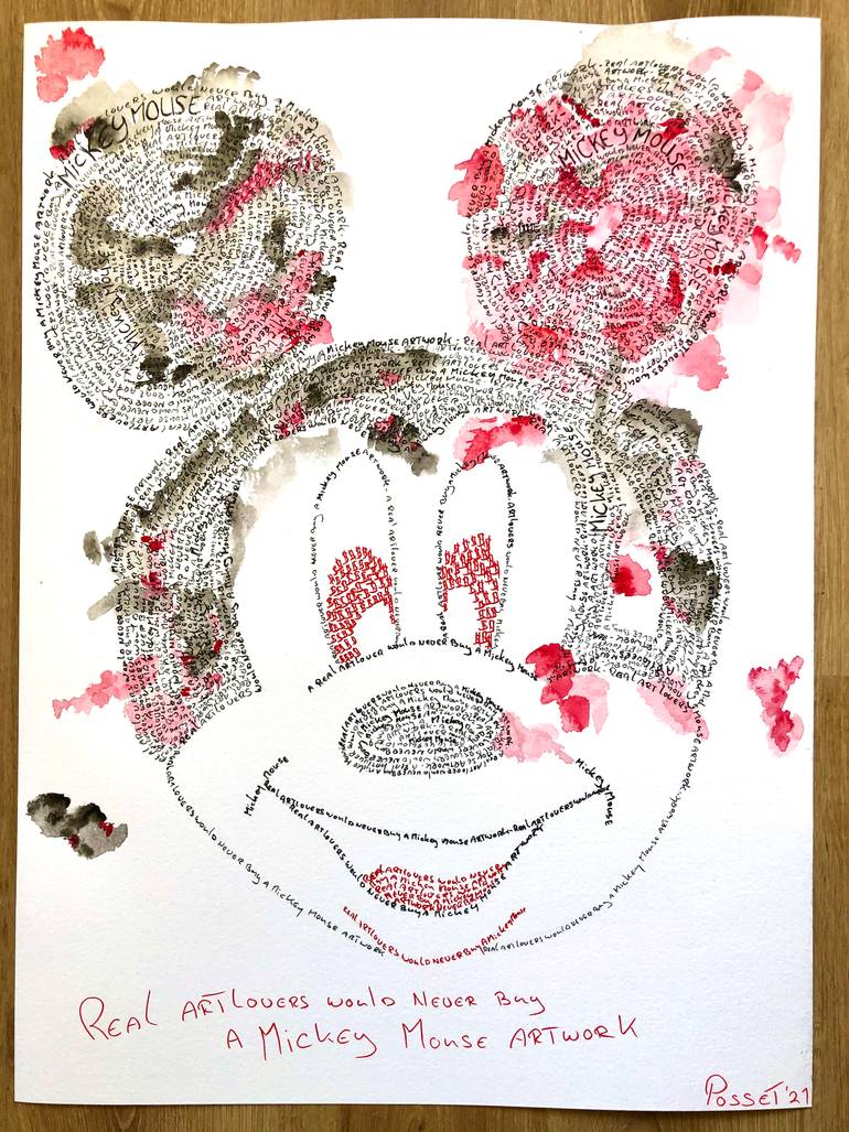 Original Conceptual Pop Culture/Celebrity Drawing by Ralph Posset