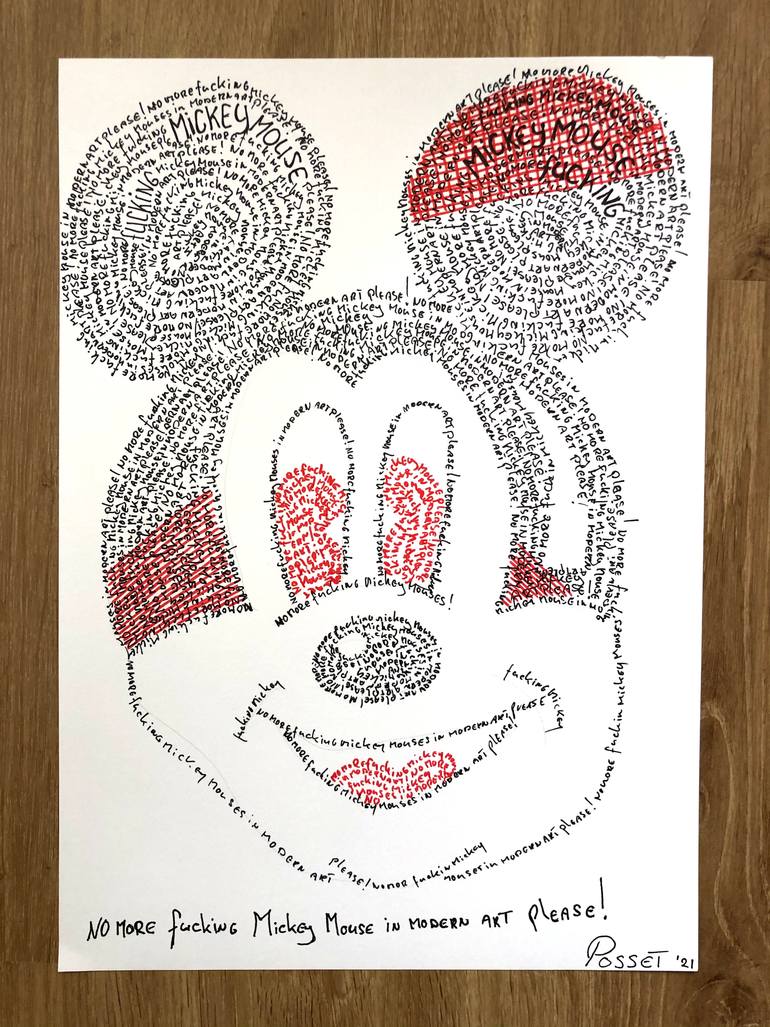 Original Conceptual Pop Culture/Celebrity Drawing by Ralph Posset