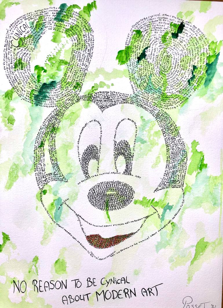 Original Conceptual Pop Culture/Celebrity Drawing by Ralph Posset