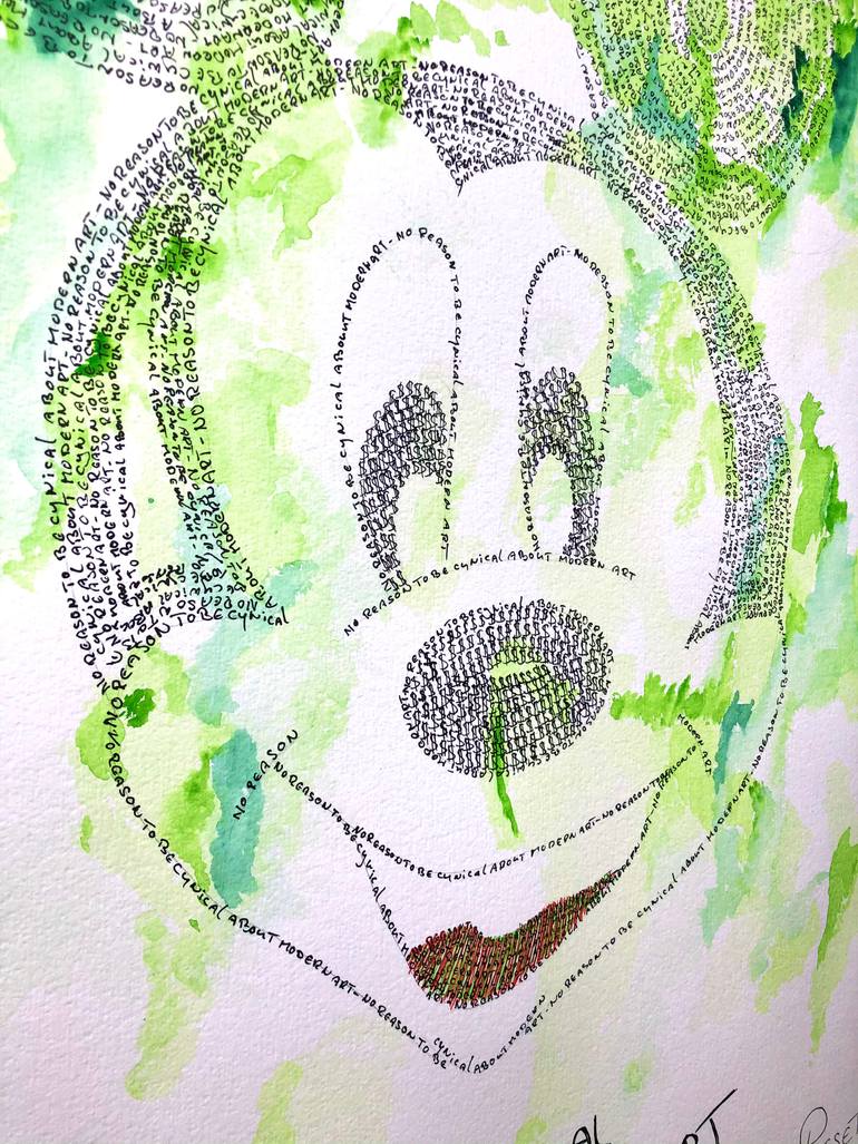 Original Conceptual Pop Culture/Celebrity Drawing by Ralph Posset