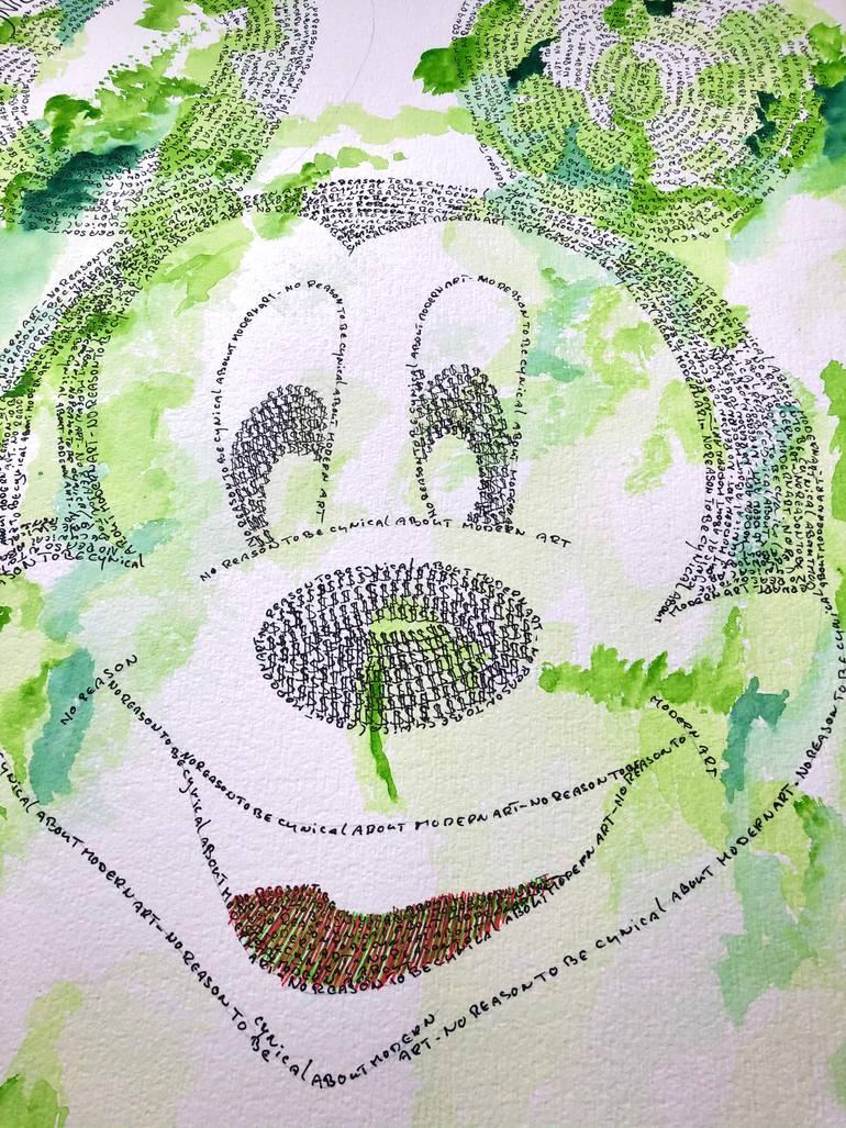 Original Conceptual Pop Culture/Celebrity Drawing by Ralph Posset