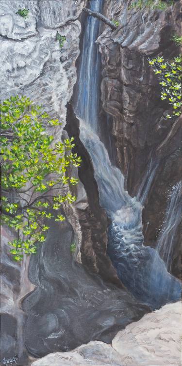 Original Realism Water Painting by Iva Kralova