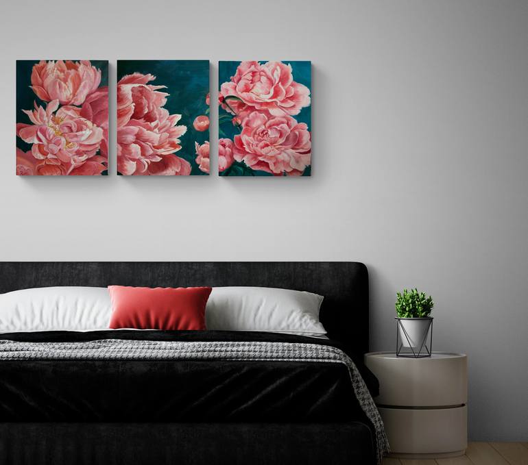 Original Fine Art Floral Painting by Tanya Radchenko