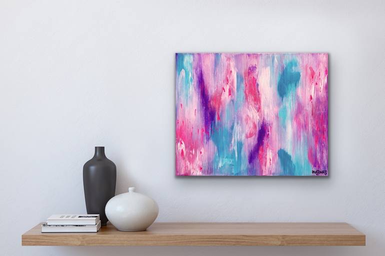 Original Abstract Expressionism Abstract Painting by Pia Jones
