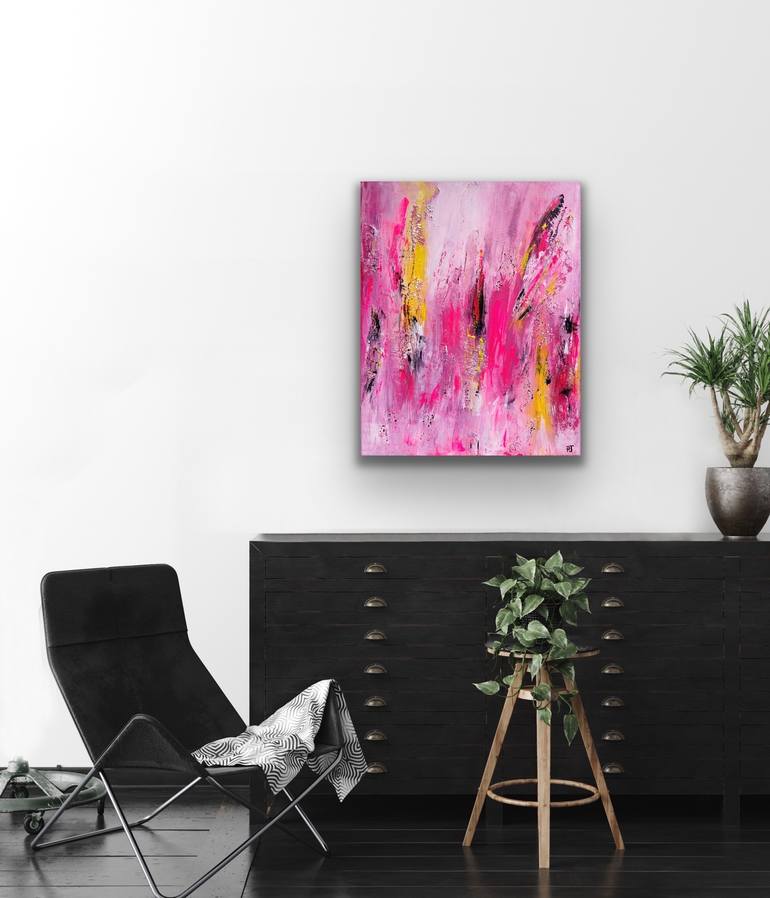 Original Abstract Expressionism Abstract Painting by Pia Jones