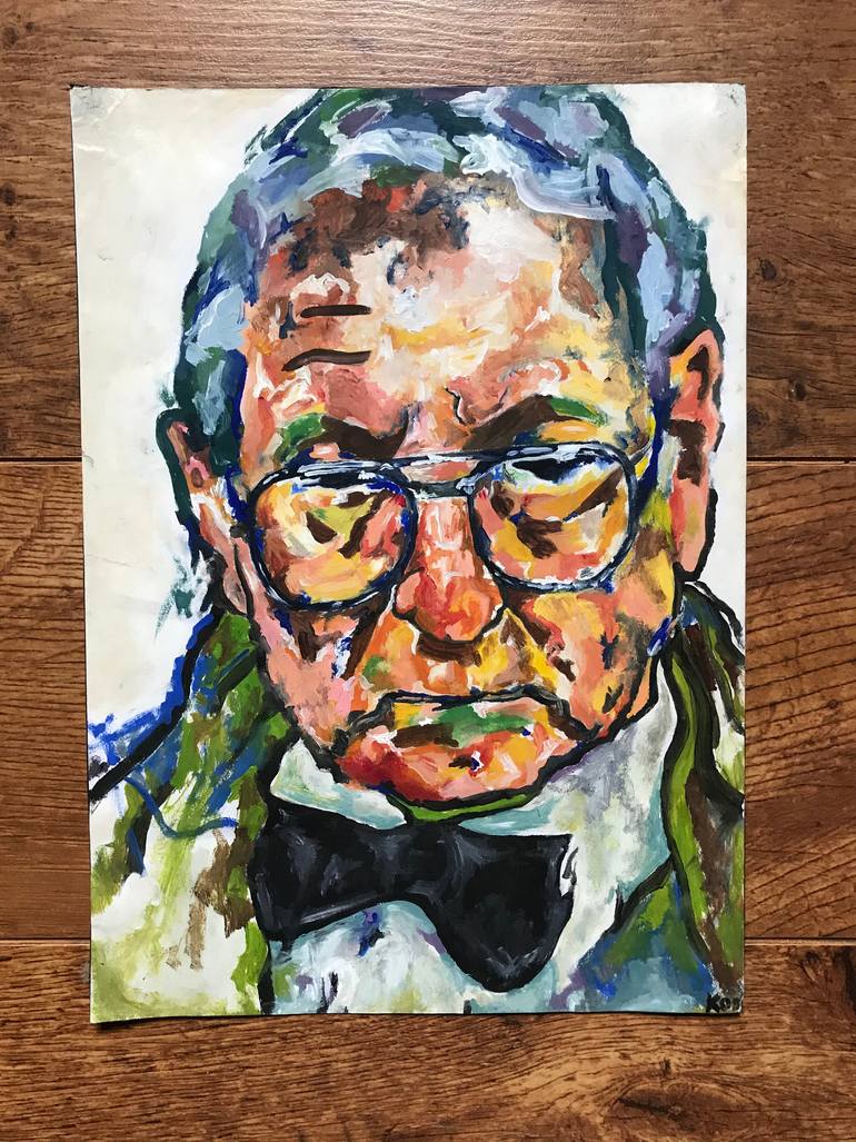 Original Abstract People Painting by Kate Owen-Dixon