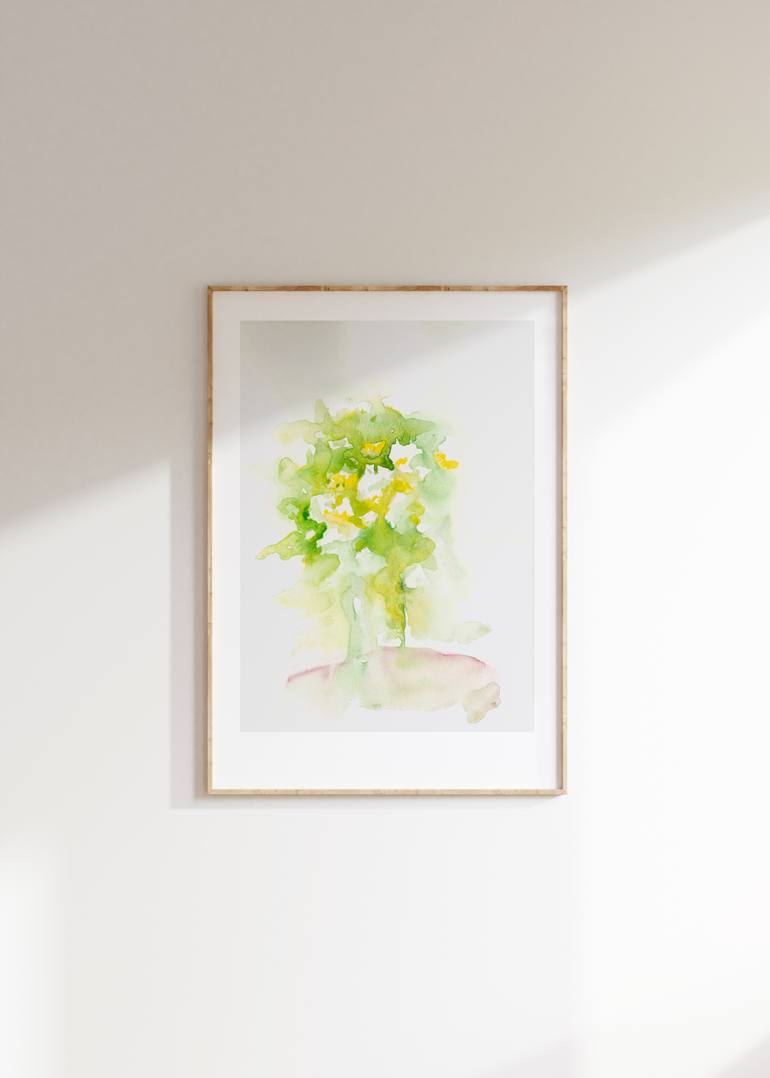 Original Impressionism Floral Painting by Evgeniya Bobkova