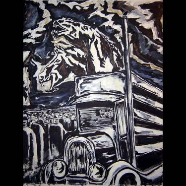 Original Conceptual Automobile Paintings by Mark Osterman
