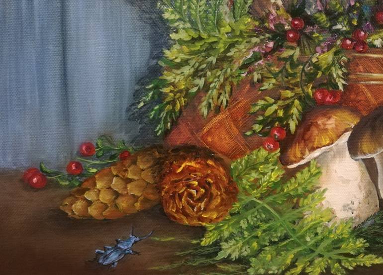 Original Botanic Painting by Regina Orgusar