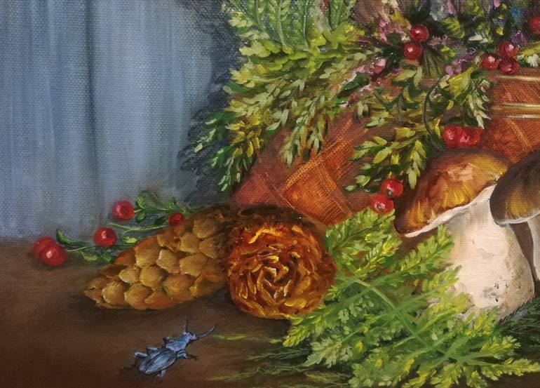 Original Fine Art Botanic Painting by Regina Orgusar