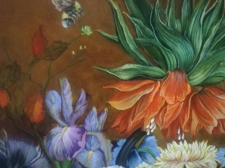 Original Floral Painting by Regina Orgusar