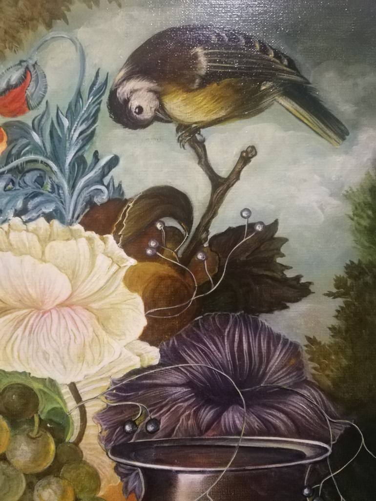 Original Botanic Painting by Regina Orgusar