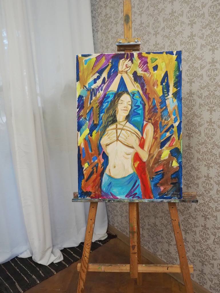 Original Contemporary Love Painting by Alfia Kircheva