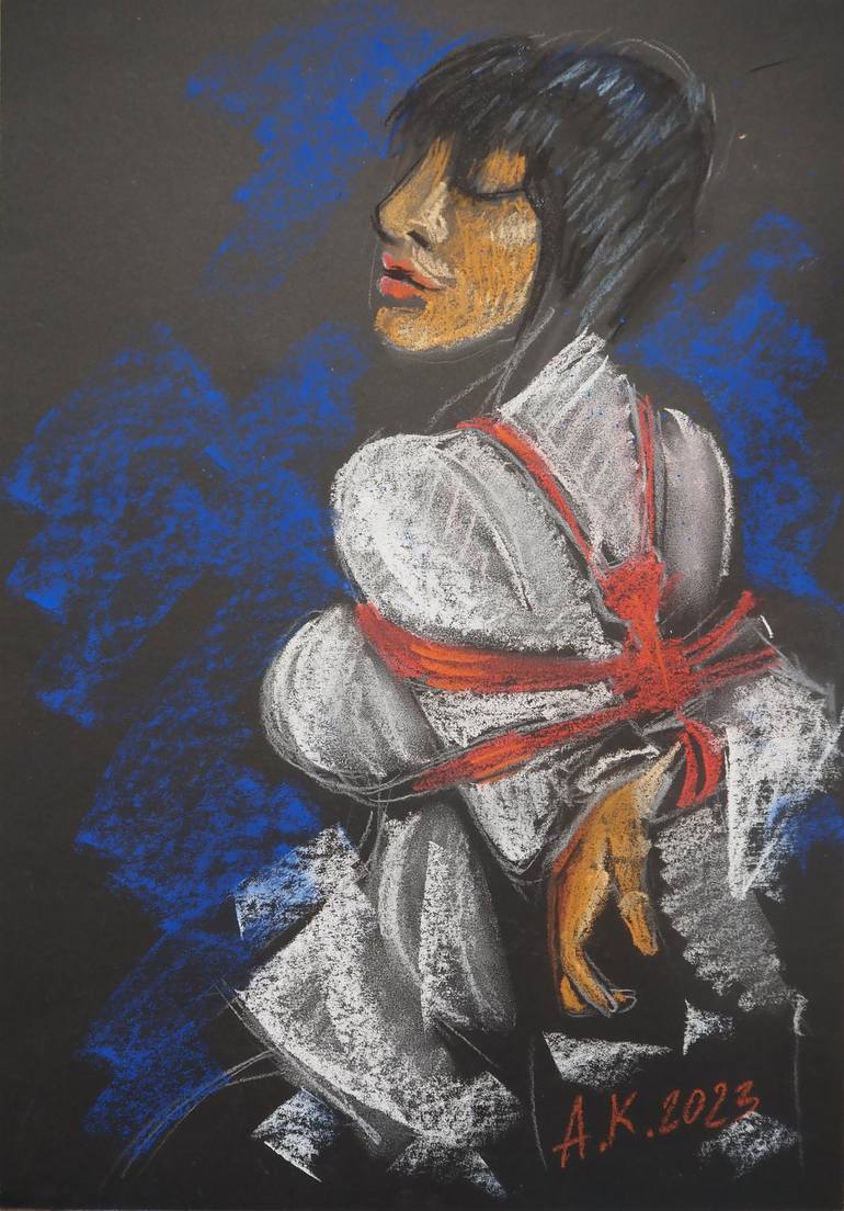 Original Contemporary Women Drawings by Alfia Kircheva