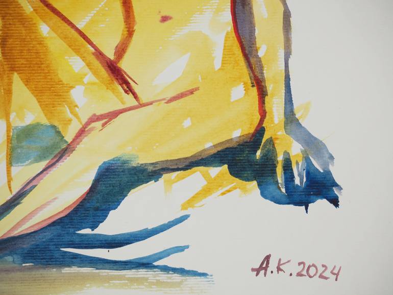 Original Contemporary Women Painting by Alfia Kircheva