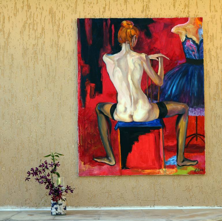 Original Erotic Painting by Alfia Kircheva