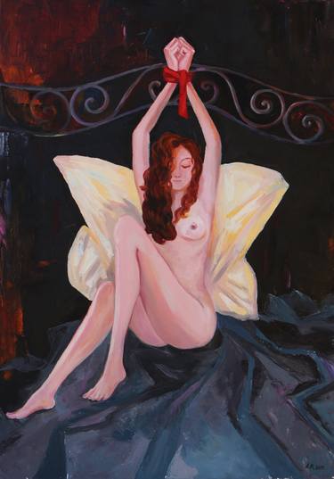 Print of Realism Erotic Paintings by Alfia Kircheva