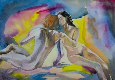 Original Realism Erotic Paintings by Alfia Kircheva