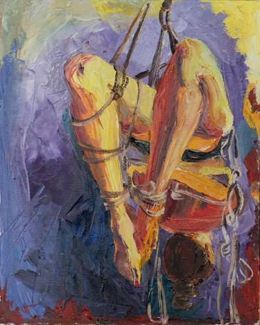 Original Expressionism Erotic Paintings by Alfia Kircheva