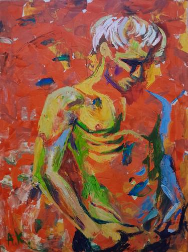 Original Men Paintings by Alfia Kircheva