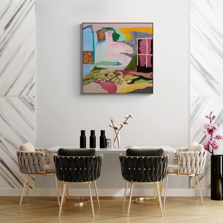 Original Abstract Expressionism Abstract Painting by Alpana Rai