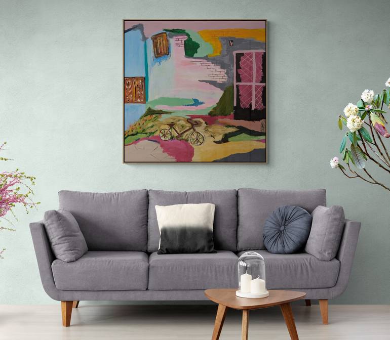 Original Abstract Expressionism Abstract Painting by Alpana Rai