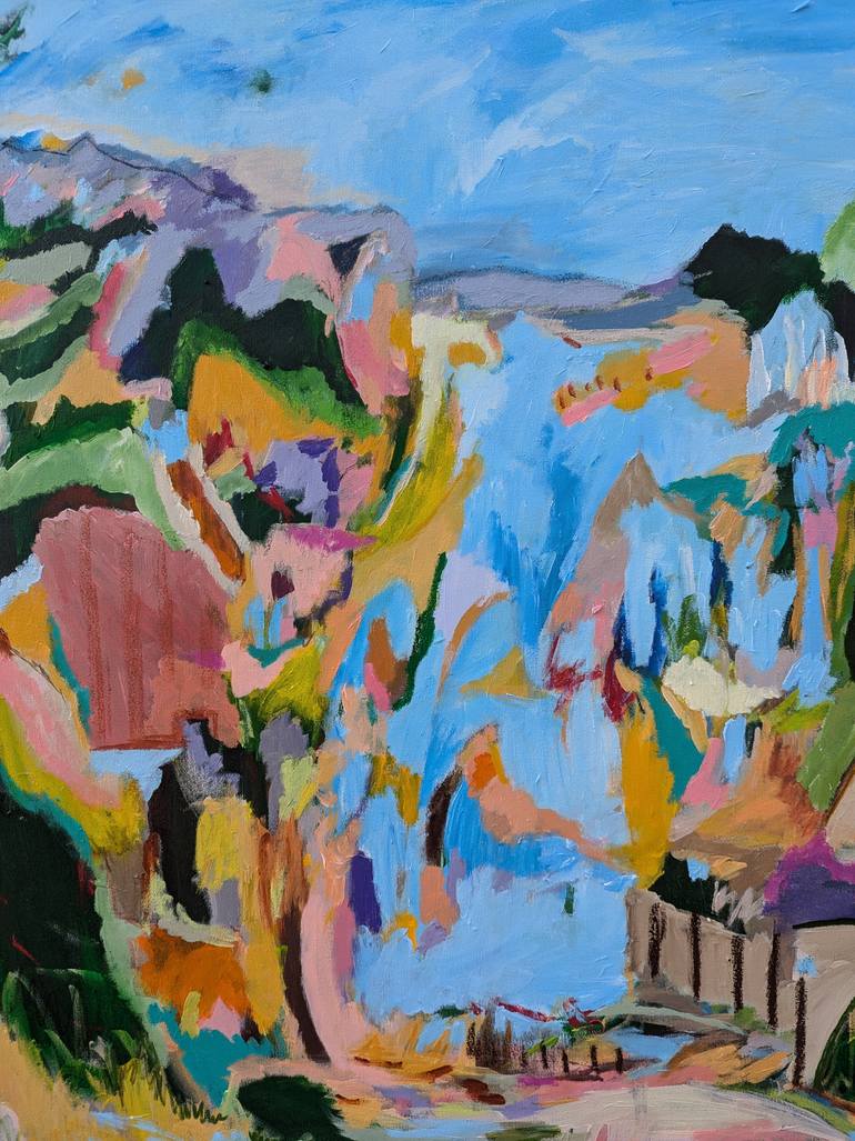 Original Abstract Expressionism Abstract Painting by Alpana Rai