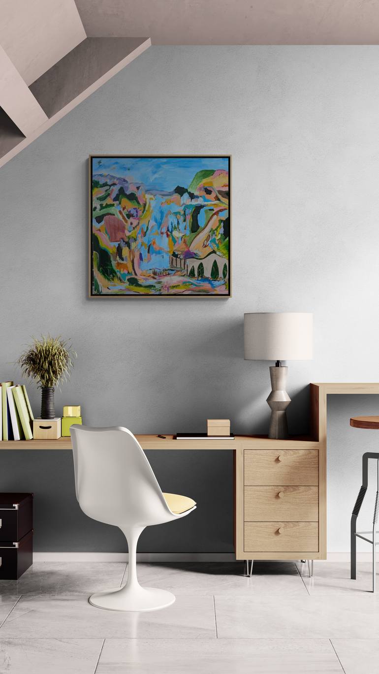 Original Abstract Expressionism Abstract Painting by Alpana Rai