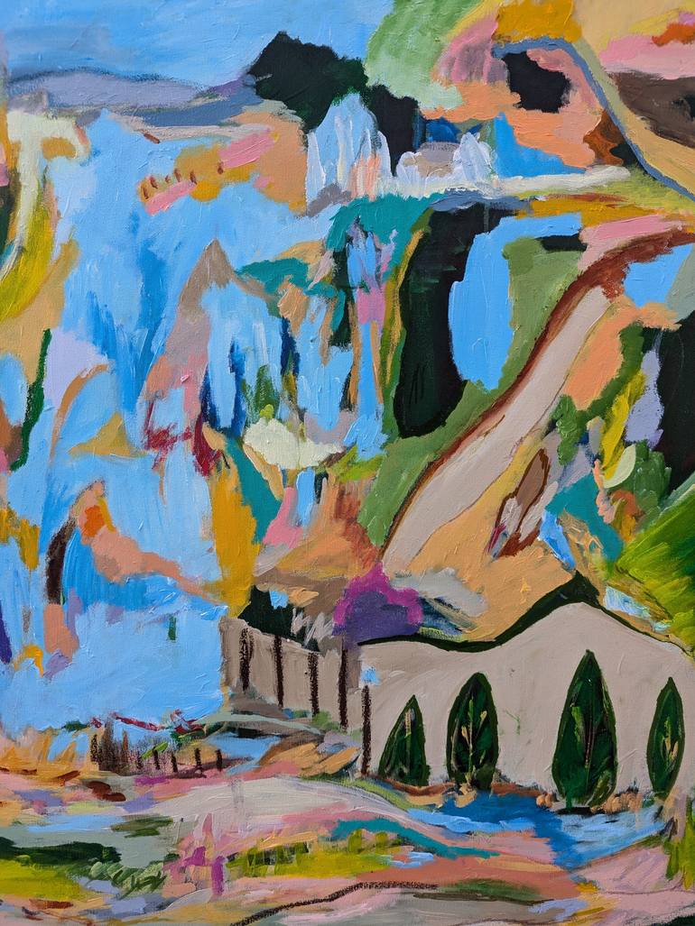 Original Abstract Expressionism Abstract Painting by Alpana Rai