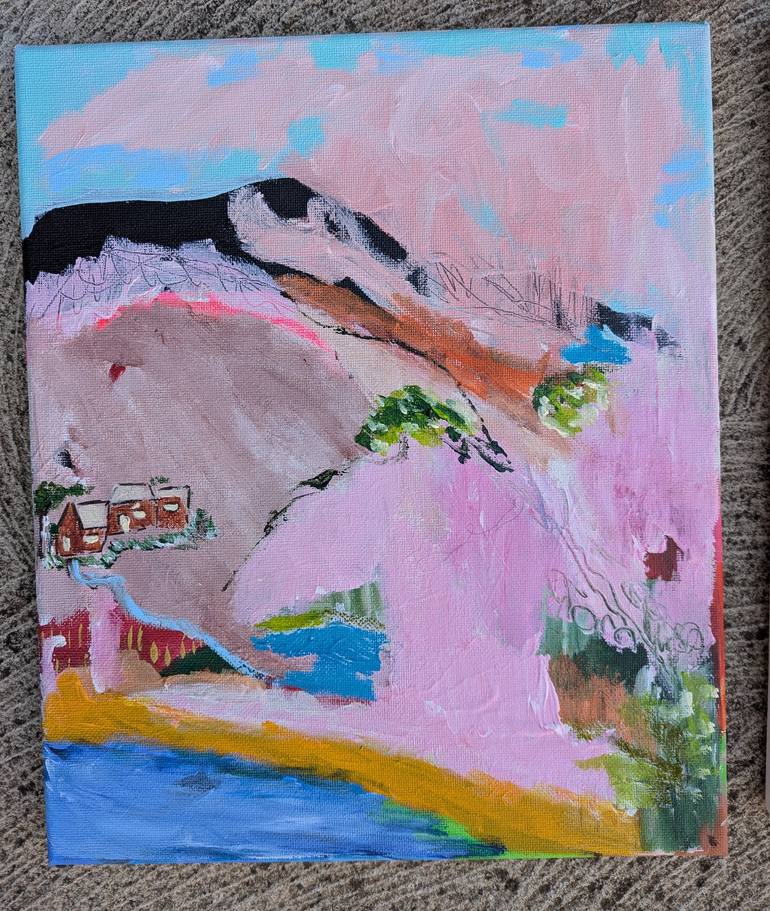 Original Abstract Expressionism Abstract Painting by Alpana Rai