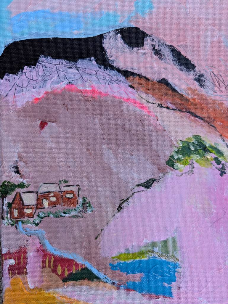 Original Abstract Expressionism Abstract Painting by Alpana Rai