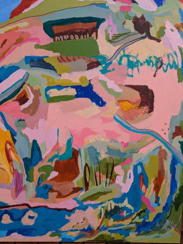 Original Abstract Expressionism Abstract Painting by Alpana Rai