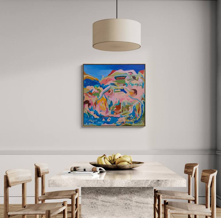 Original Abstract Expressionism Abstract Painting by Alpana Rai