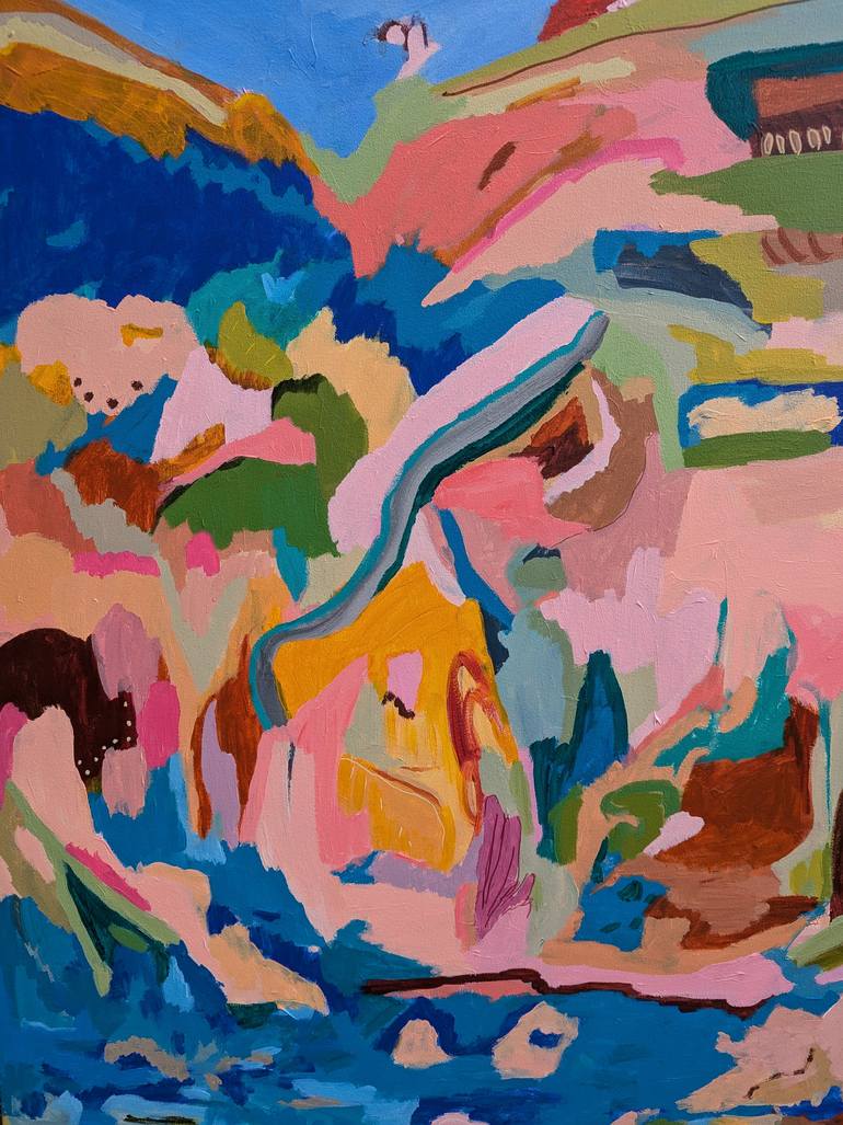 Original Abstract Expressionism Abstract Painting by Alpana Rai