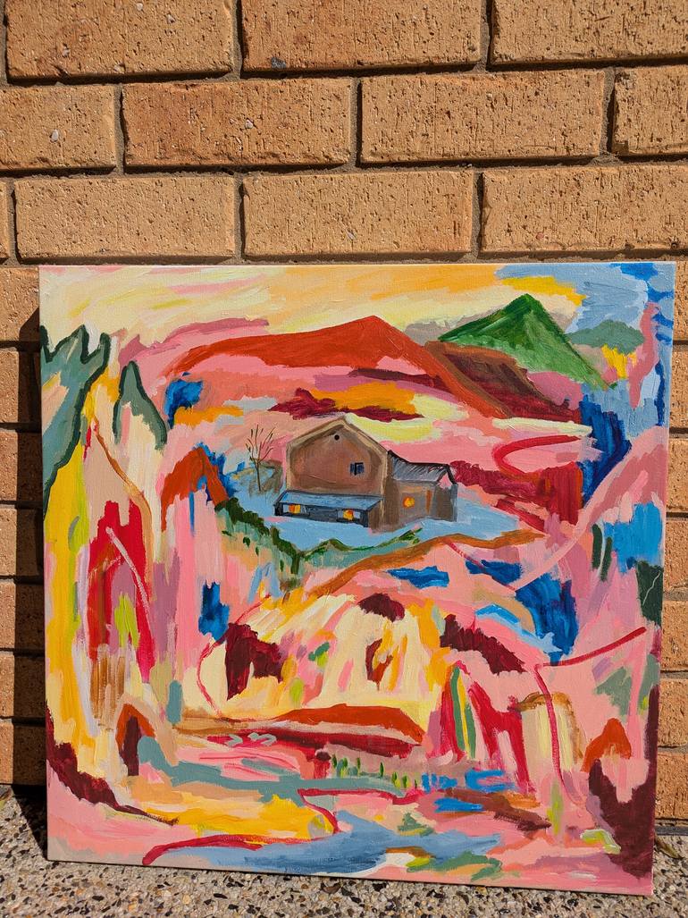 Original Abstract Expressionism Abstract Painting by Alpana Rai