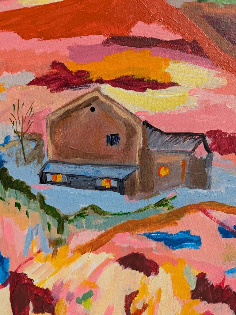 Original Abstract Expressionism Abstract Painting by Alpana Rai