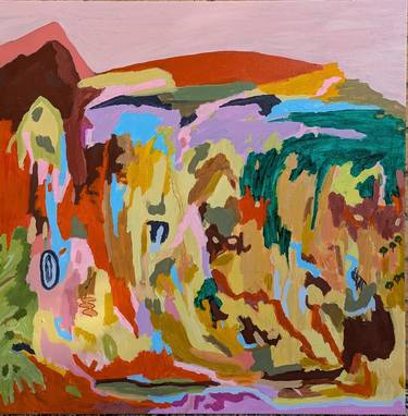 Original Abstract Expressionism Abstract Painting by Alpana Rai