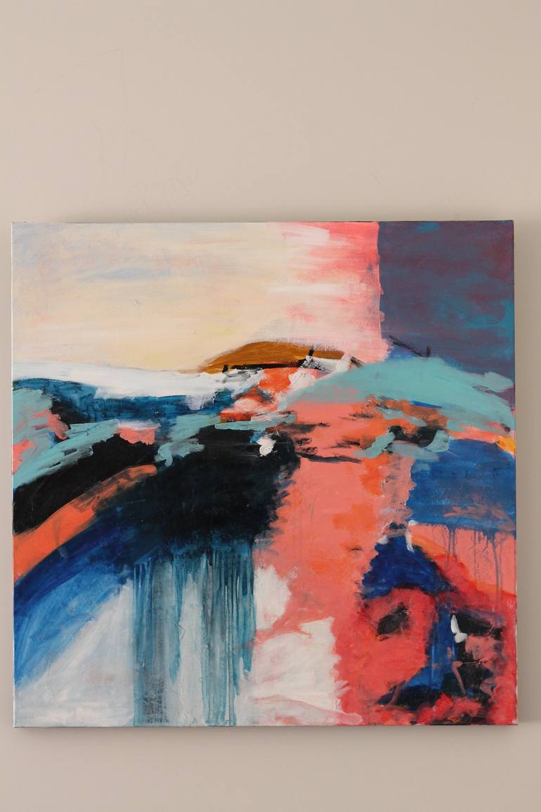 Original Abstract Landscape Painting by Alpana Rai