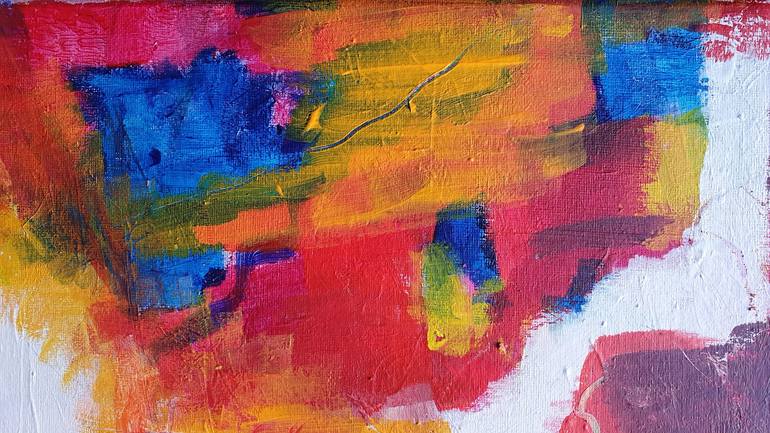 Original Abstract Expressionism Abstract Painting by Alpana Rai