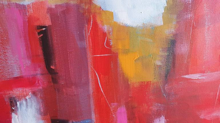 Original Abstract Expressionism Places Painting by Alpana Rai