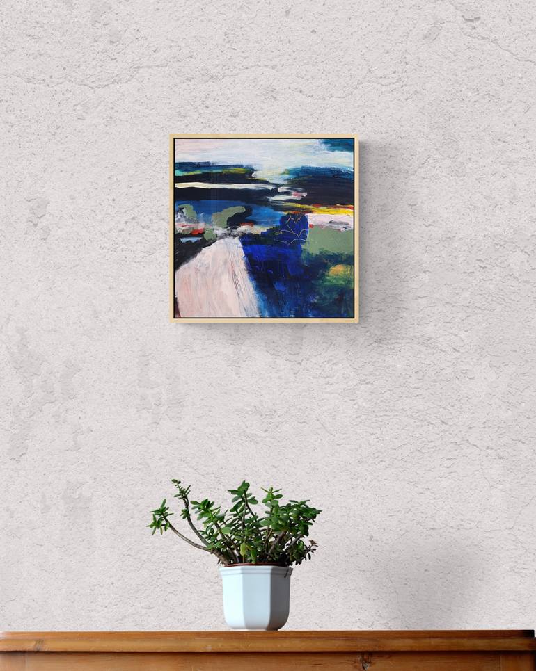 Original Abstract Expressionism Abstract Painting by Alpana Rai