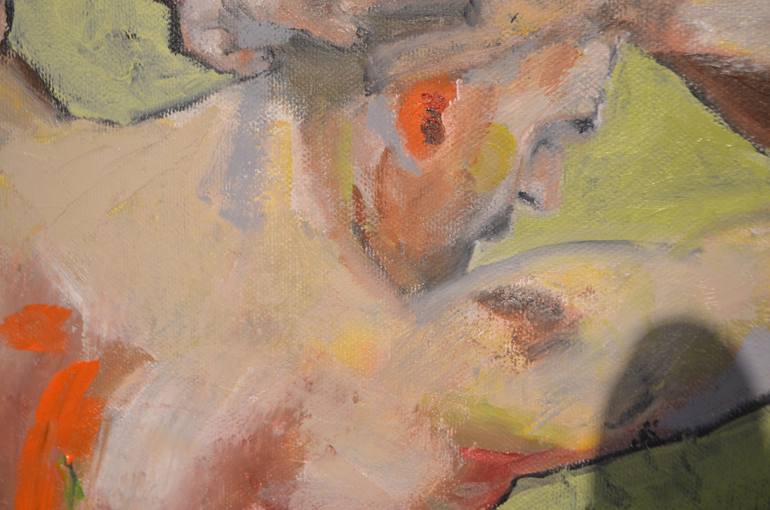Original Expressionism Nude Painting by Eric Orlandi