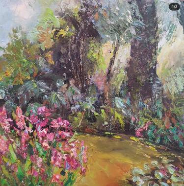 Original Impressionism Botanic Paintings by Nihal Dogan