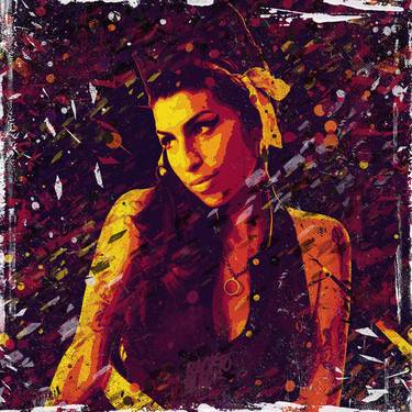 Amy Winehouse portrait. Pop Art. thumb