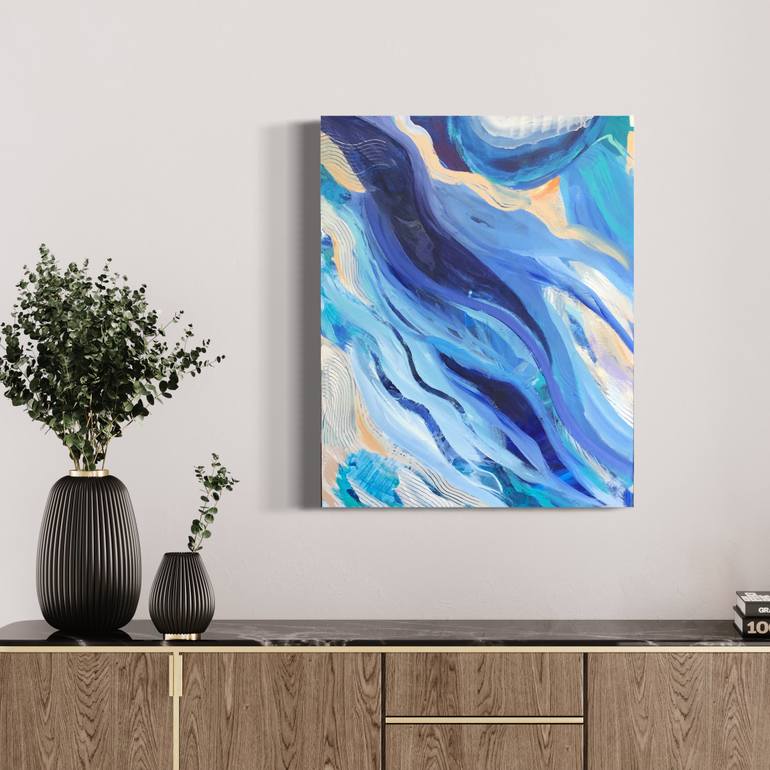 Original Contemporary Abstract Painting by Sarah Schneider