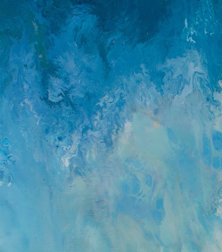 Original Abstract Water Painting by Sarah Schneider