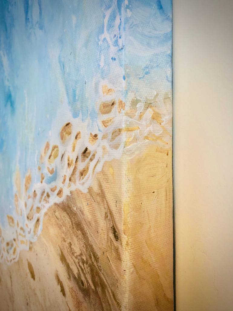 Original Abstract Water Painting by Sarah Schneider