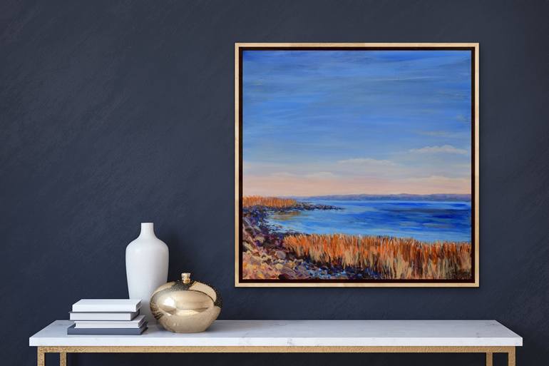 Original Impressionism Seascape Painting by Sarah Schneider